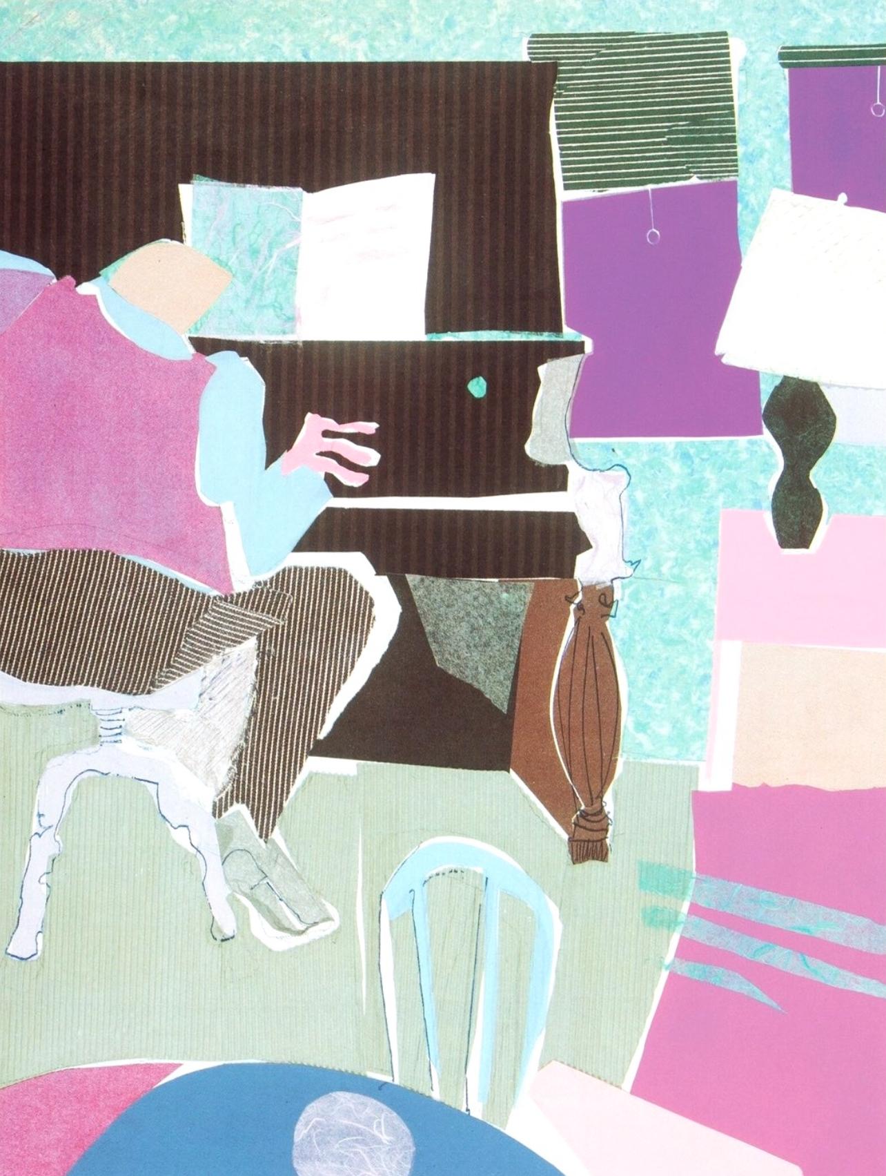 Landscape Print Phoebe Beasley - The Weary Blues, Sunrise Is Coming After While (Lever de soleil après un certain temps)