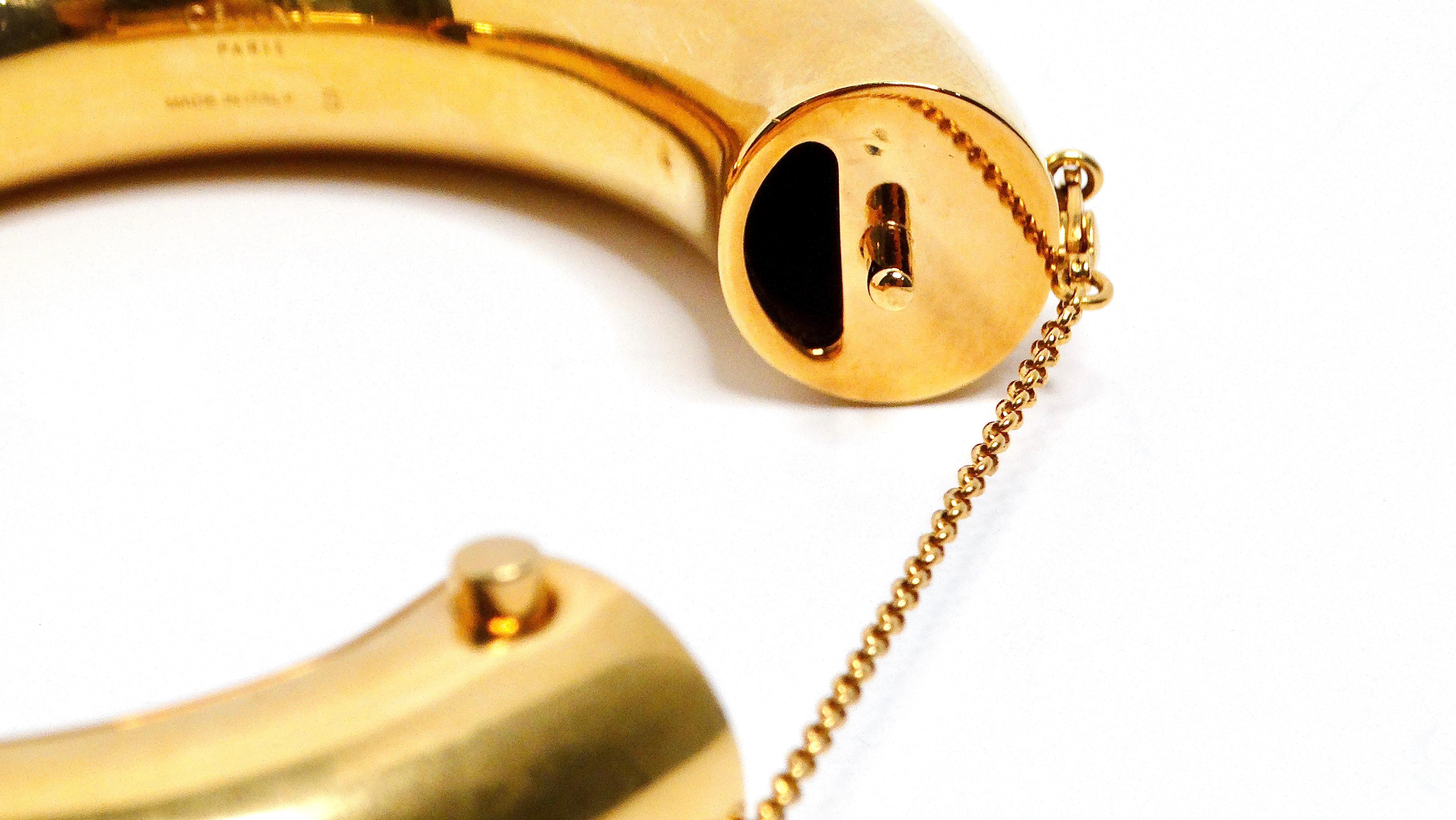 Phoebe Philo for Celine 24k Plated Gold & Brass Bangle 1