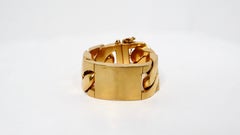 Phoebe Philo für Celine Großes ID-Armband aus vergoldetem Messing A-Link