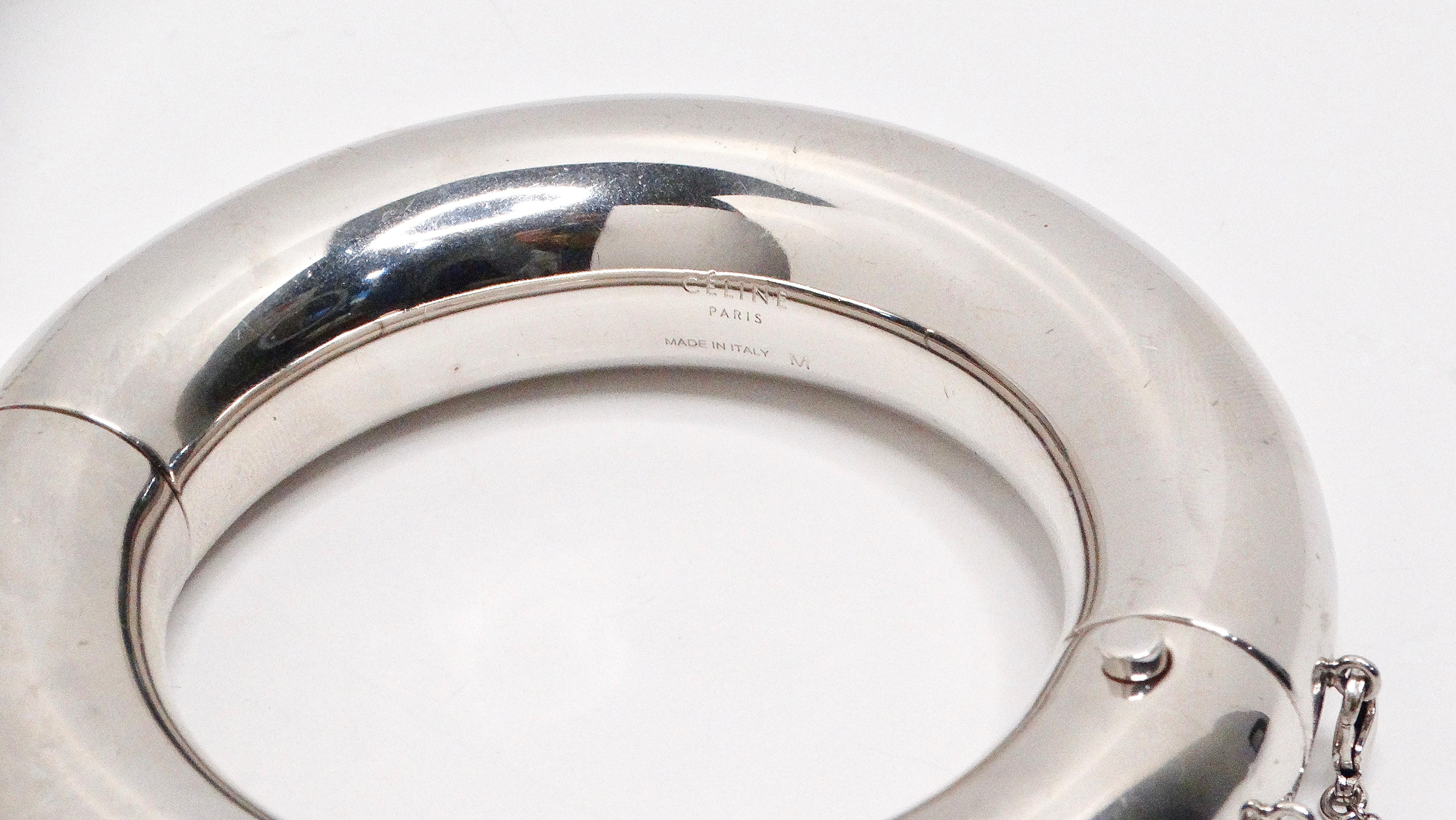 Women's Phoebe Philo for Celine Palladium Plated and Brass Bangle