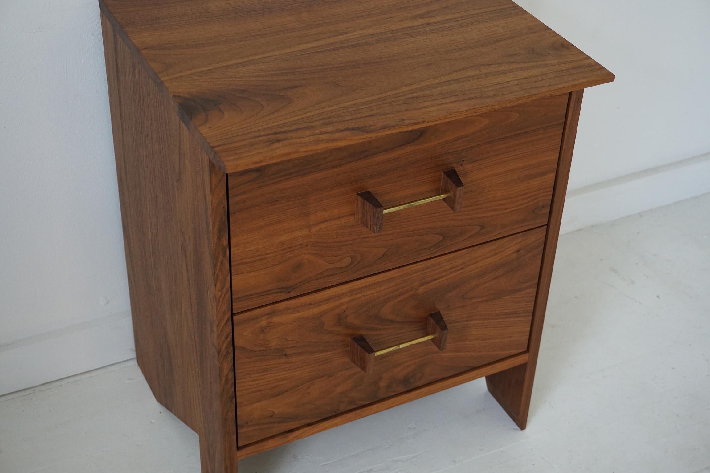 Organic Modern Phoebe Side Cabinet / End Table For Sale