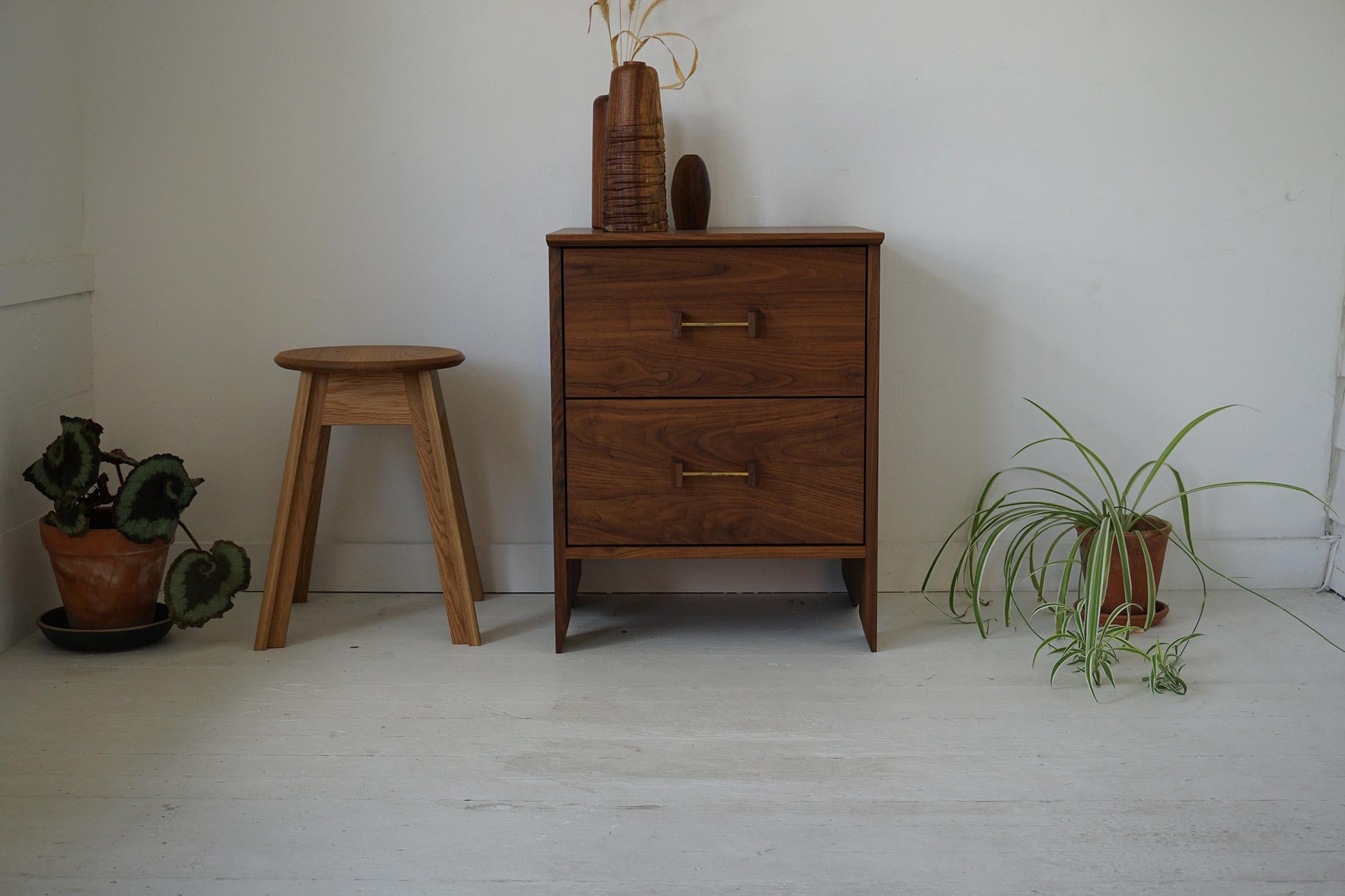 American Phoebe Side Cabinet / End Table For Sale