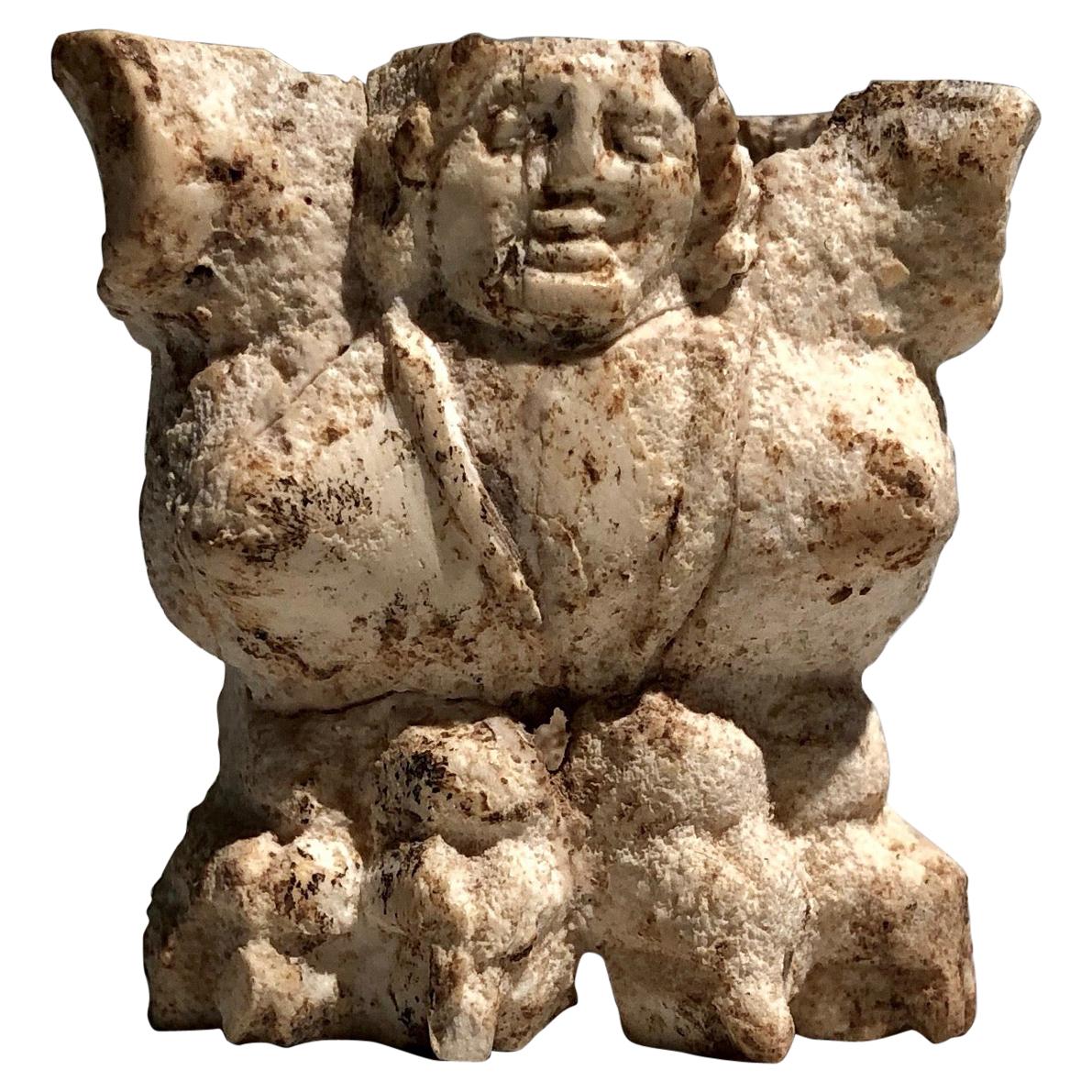 Phoenician Bone Sphinx, 5th Century BC For Sale