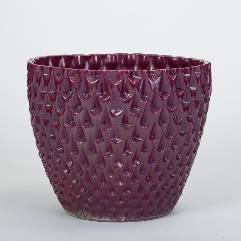 Phoenix1 Planter in Purple Glaze by David Cressey for Architectural