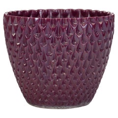 Fioriera Phoenix-1 con smalto viola di David Cressey per Architectural Pottery