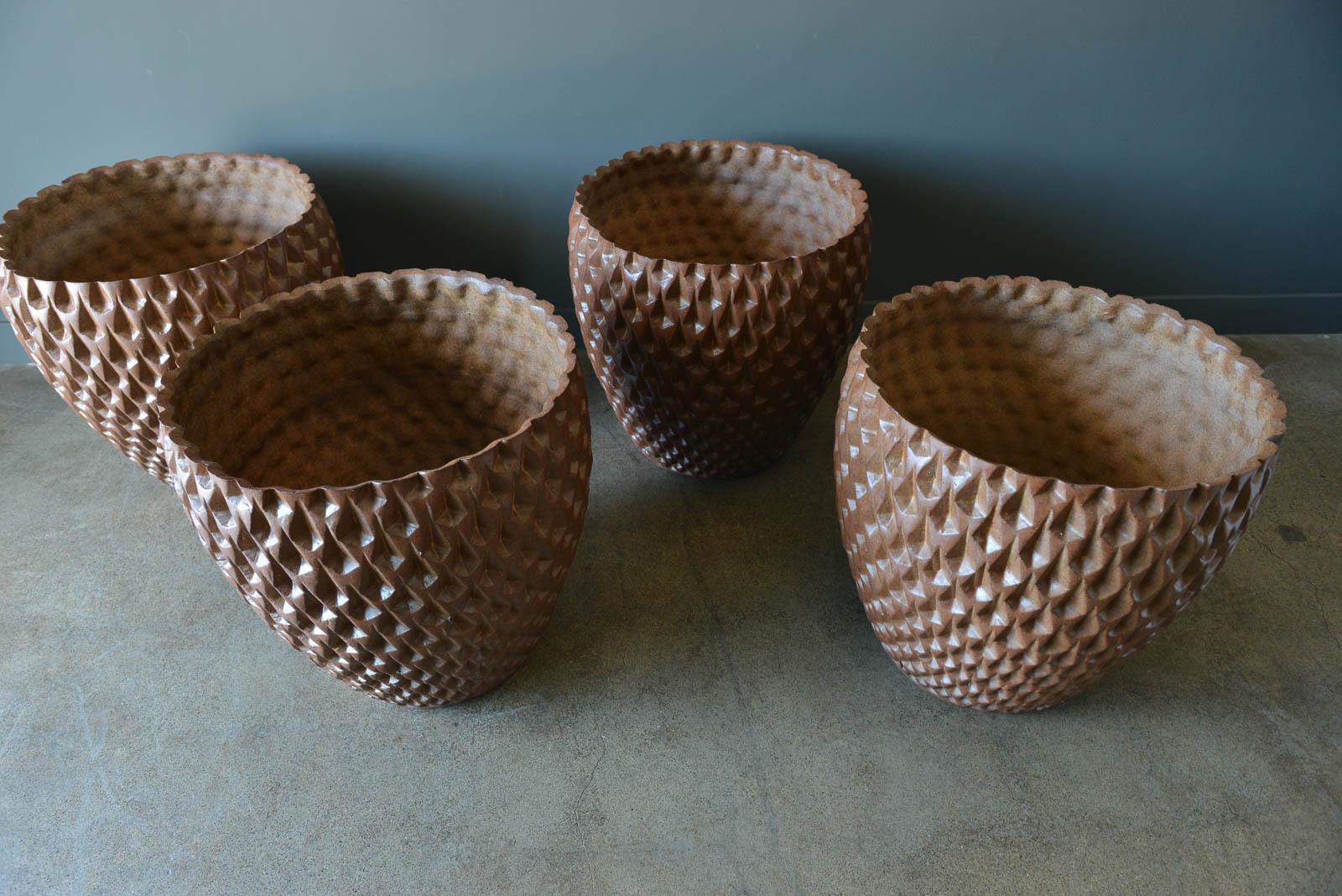 American Phoenix-1 Stoneware Planters by David Cressey for Architectural Pottery, 1977