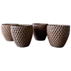 Vintage Phoenix-1 Stoneware Planters by David Cressey for Architectural Pottery, 1977