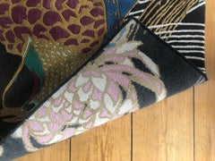 Phoenix Hand Knotted Wool and Silk Rug by Wendy Morrison