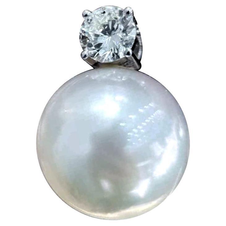 【Crown Radiance】PSL Phoenix Certified Pearl & CGL Diamond Pendant