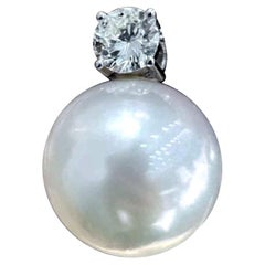 【Crown Radiance】PSL Phoenix Certified Pearl & CGL Diamond Pendant