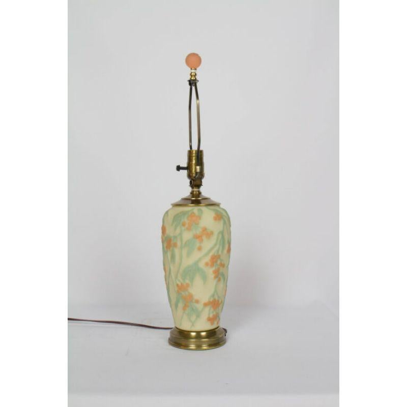 American Phoenix Consolidated Glass Lamp with Bittersweet Design For Sale