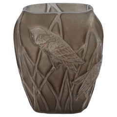 Phoenix Consolidated Glass Martele Vaso gufo urlante