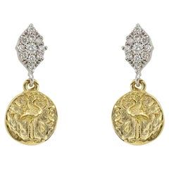 Phoenix Earrings in Gold and Diamonds