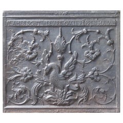 Antique 'Phoenix' Fireback, 17th-18th Century