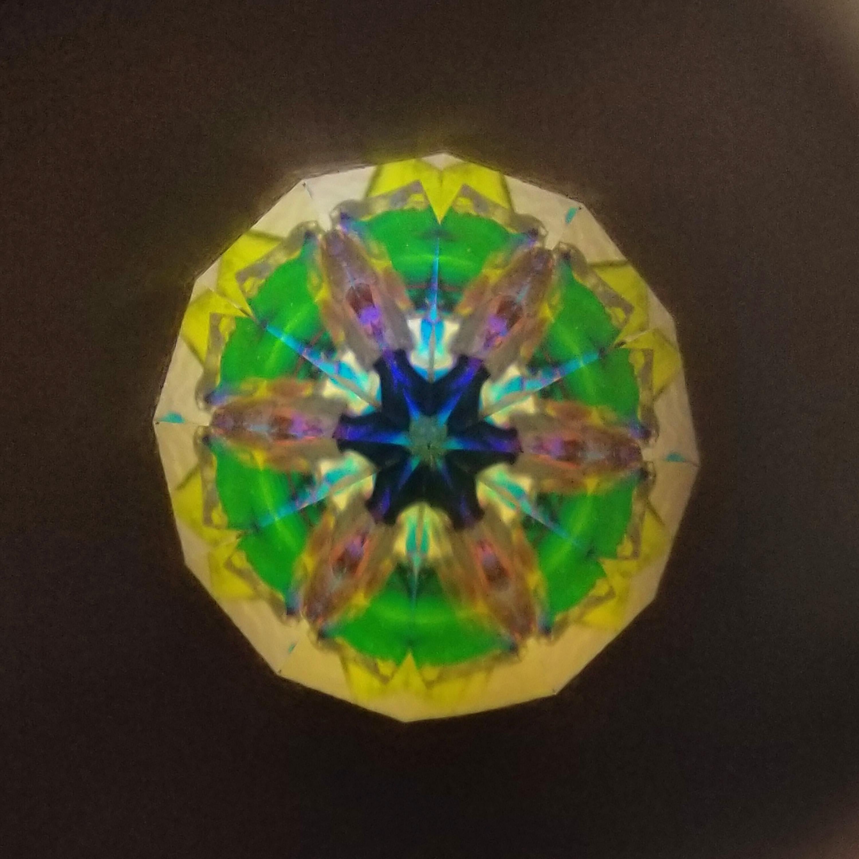 Phoenix Kaleidoscope Necklace, Handcrafted in USA 1