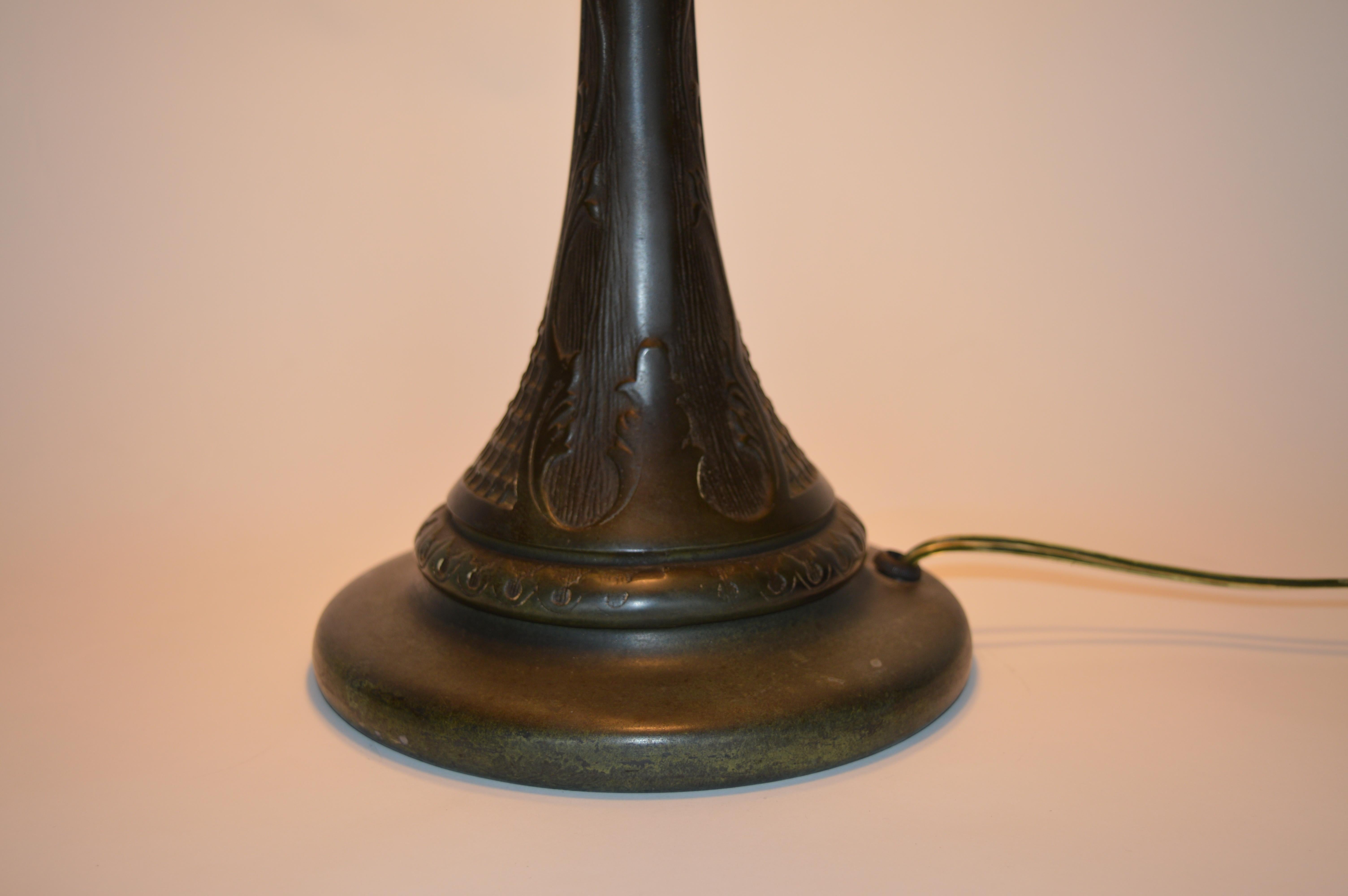 Other Phoenix Sunset Landscape Table Lamp, France, circa 1920s For Sale