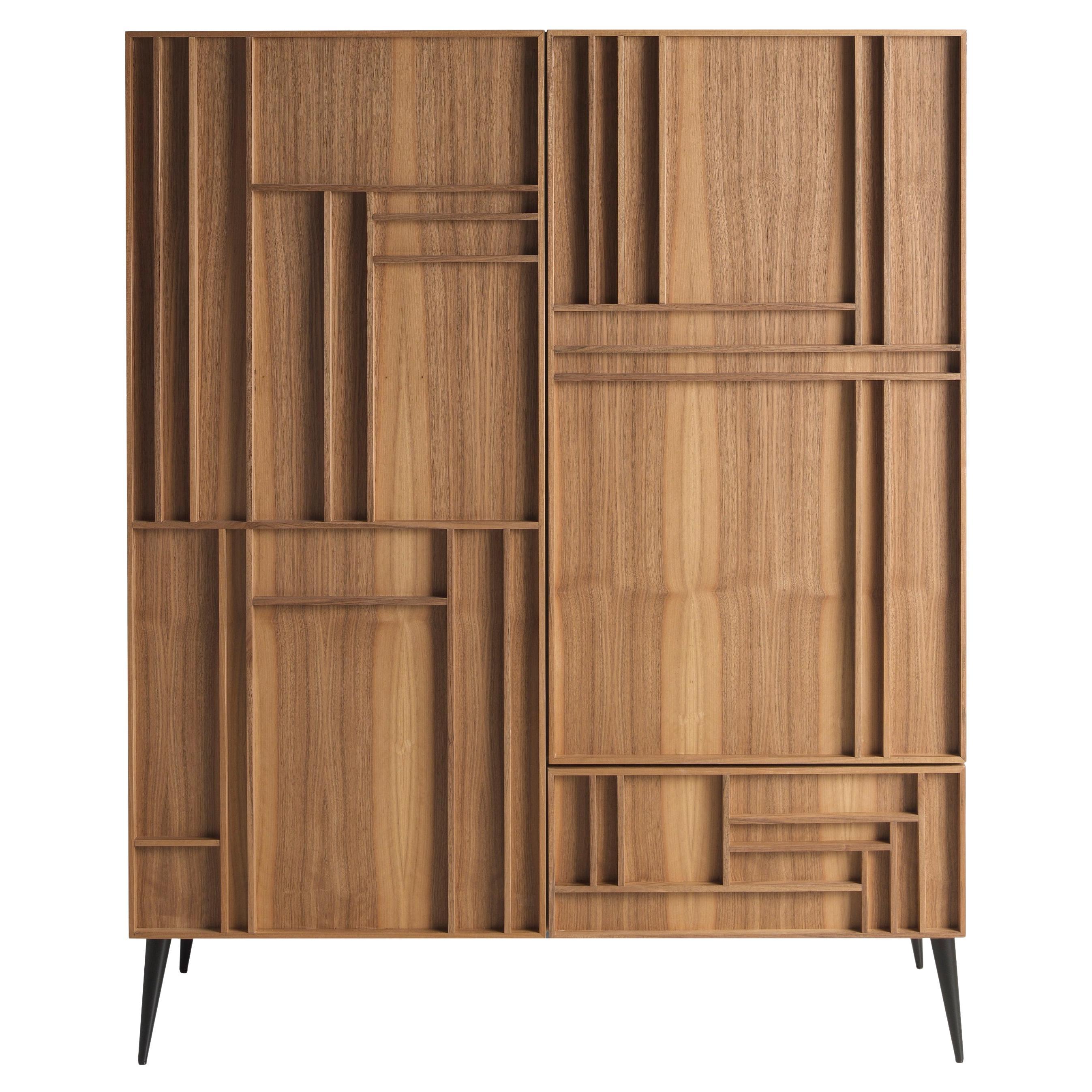 Armadietto Phoenix in Wood di Lola Glamour