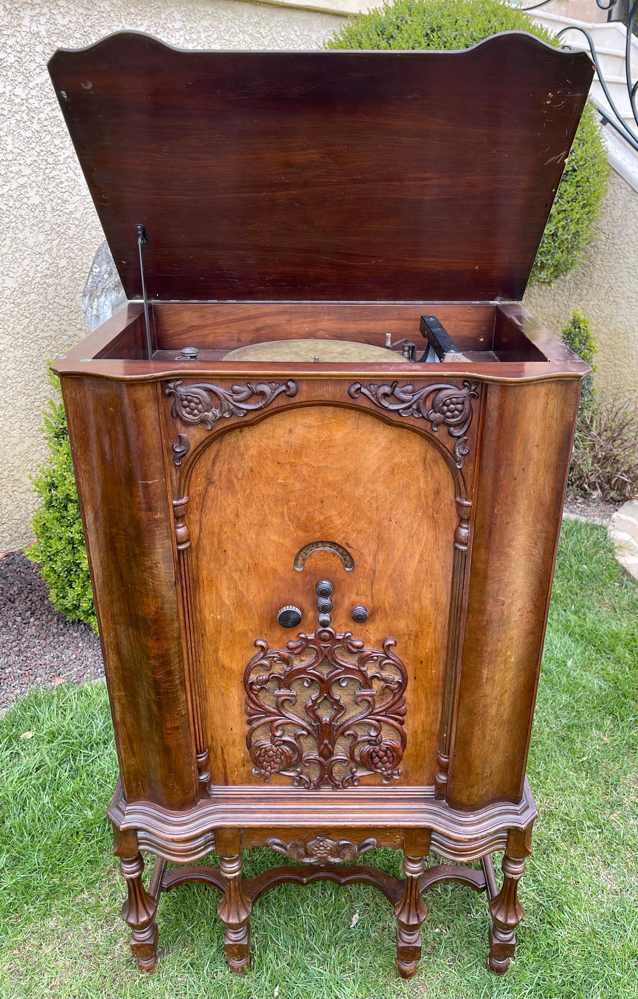 Phonograph, Radio Cabinet and Record Players For Sale 9