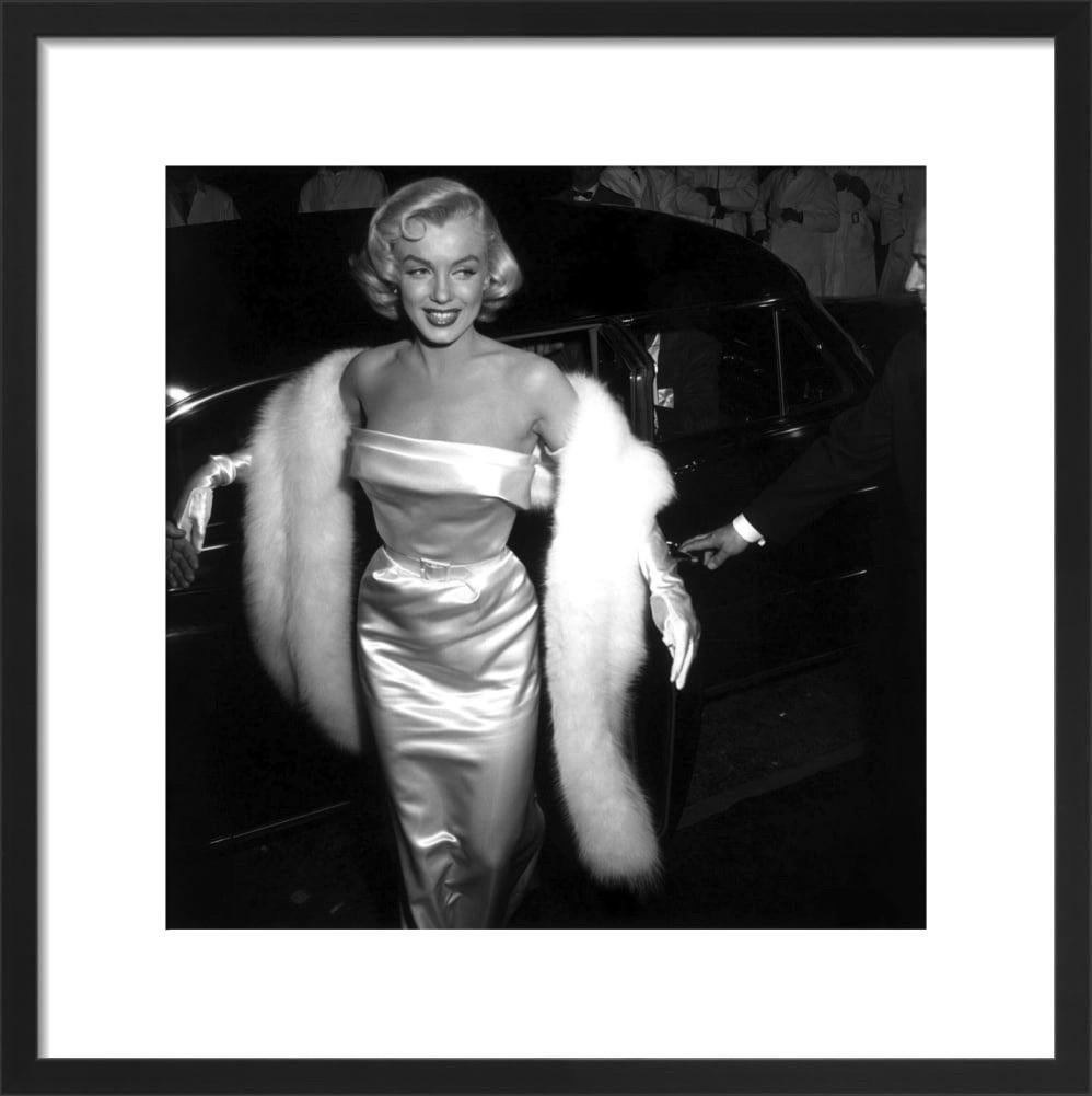 Marilyn Monroe, Academy Awards 1958 (Framed) - Photograph by Photo Archive 
