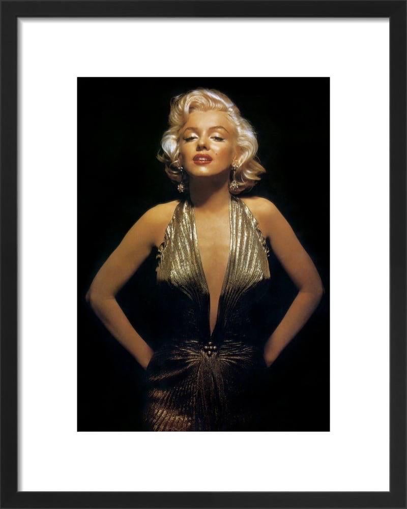 Marilyn Monroe, Gentlemen bevorzugen Blondinen (gerahmt)  – Photograph von Photo Archive