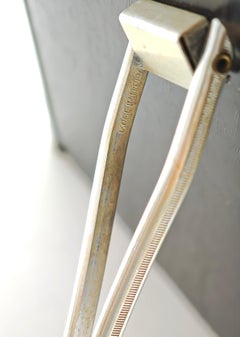 Cornice portafoto Decorativa Acciaio Alluminio Ottone Mid-Century Modern Italia anni '70