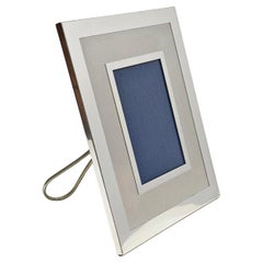 Photo frame Decorative Steel Aluminum Brass Mid-Century Modern Italy 70s