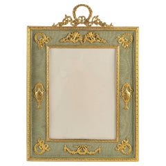Photo Frame for a Large Photo in Gilded Bronze, Napoleon III, 19th Century.