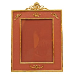 Antique Photo Frame, Gilded Bronze, 19th Century
