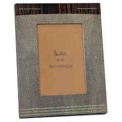 Marco Foto, Macassar, Shagreen, Imitación Marfil, Níquel