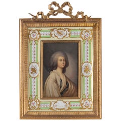 Photo Frame, Painting of an Elegant, 19th Century, Elegant in a Napoleon III
