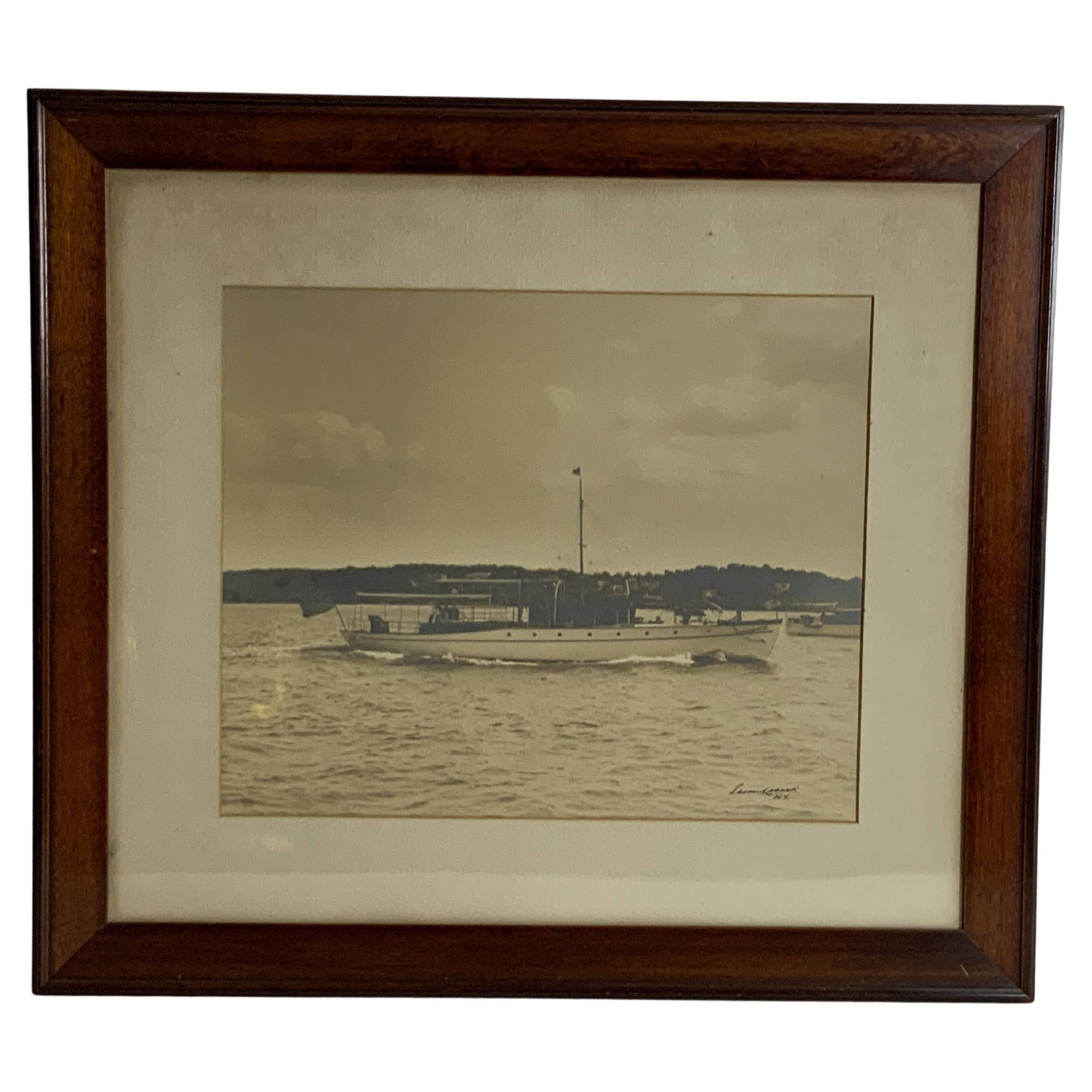 Photo d'un yacht par Edwin Levick NY