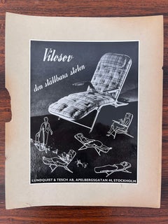 Foto des Sessels „Vilosov“ von C. EDVARD LUNDQUIST – 1950