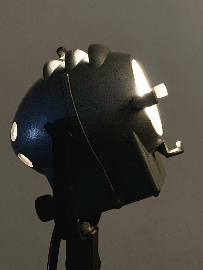 Photo Spotlight or Floor Lamp Tripod Stand with Spotlight Industrial