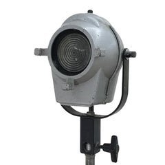 Photo Spotlight or Floor Lamp Tripod Stand with Spotlight Industrial Style 1950s