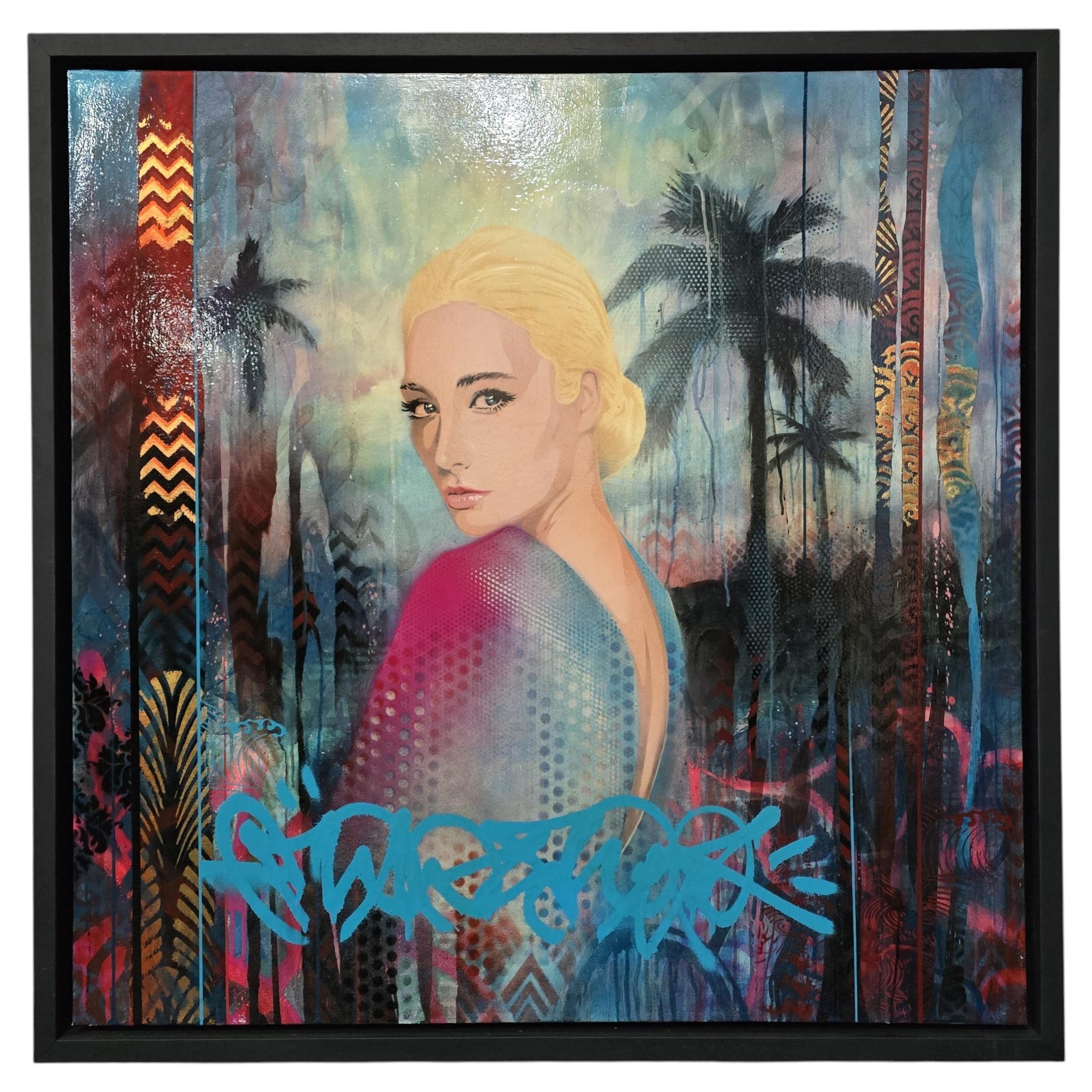 'Photogenic' Mixed Media on Canvas For Sale
