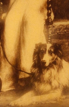 Photograph - Girl with dog