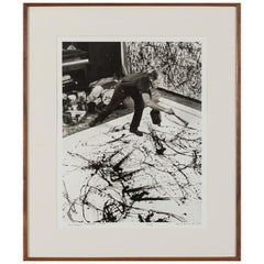 Photograph of Jackson Pollock by Hans Namuth