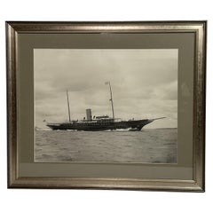 Photograph of J.P. Morgan's Yacht Corsair on Sea Trials