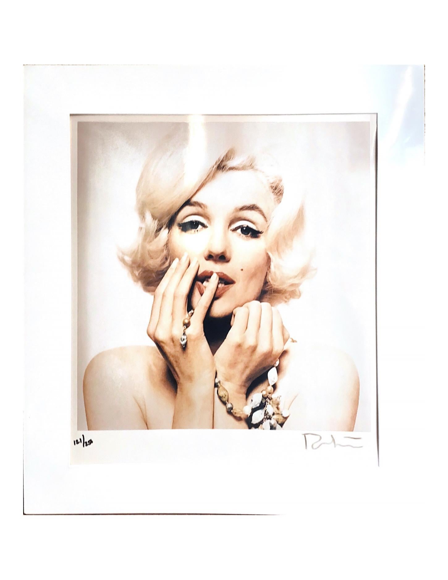 Photograph of Marilyn by Bert Stern 1980 Silver Print In Good Condition For Sale In Saint ouen, FR