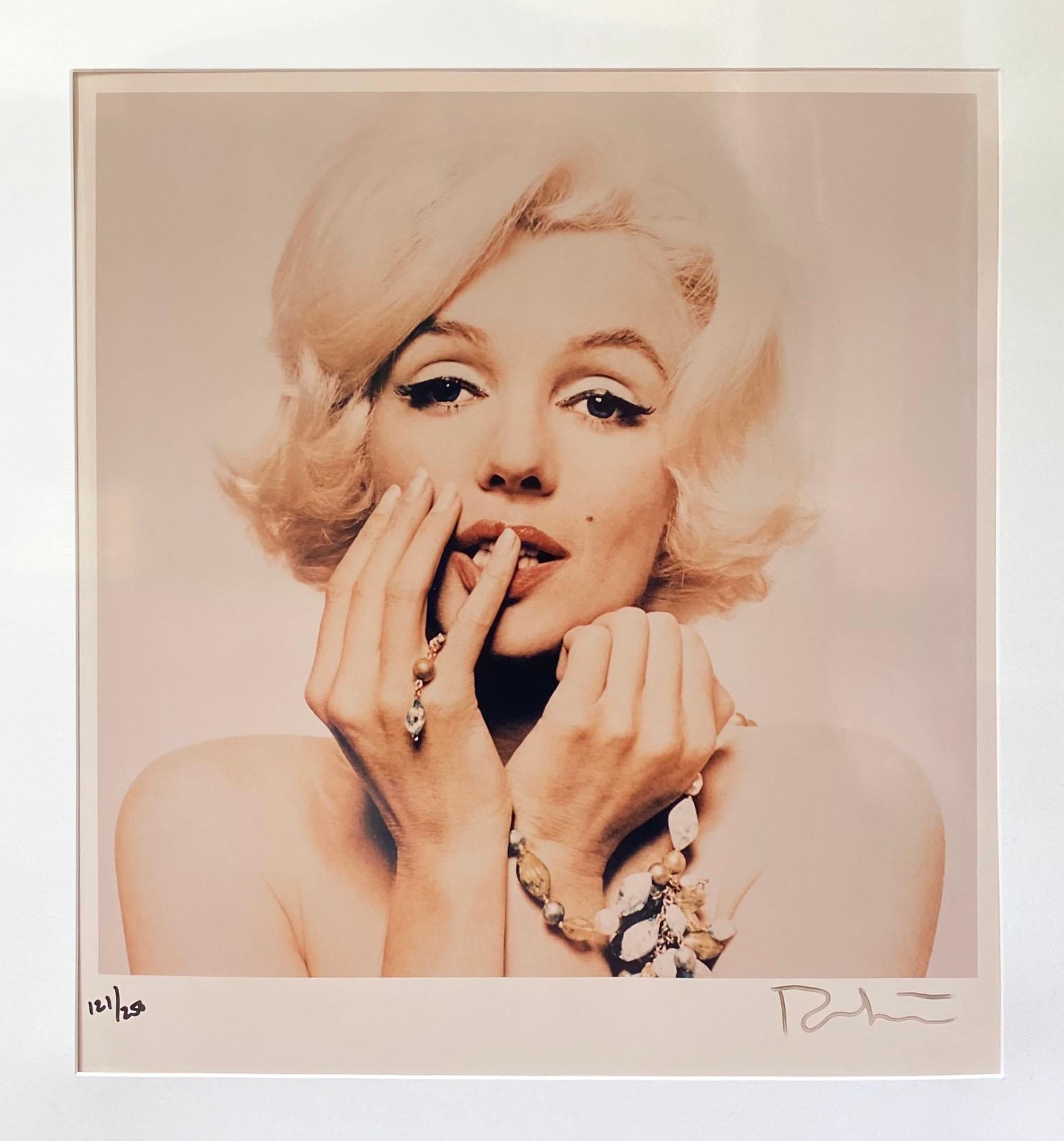 Paper Photograph of Marilyn by Bert Stern 1980 Silver Print For Sale