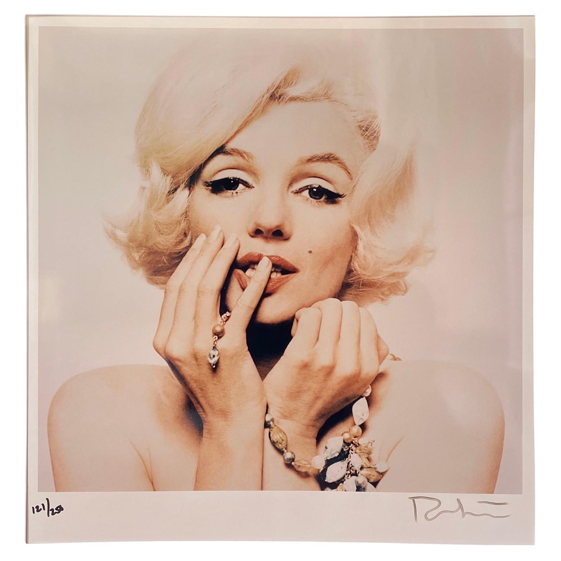 Photograph of Marilyn by Bert Stern 1980 Silver Print