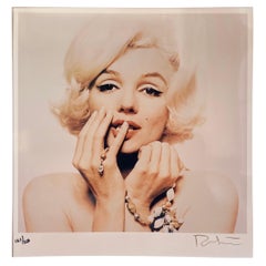 Retro Photograph of Marilyn by Bert Stern 1980 Silver Print