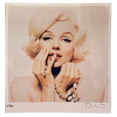Fotografía de Marilyn por Bert Stern 1980 Impresión en plata