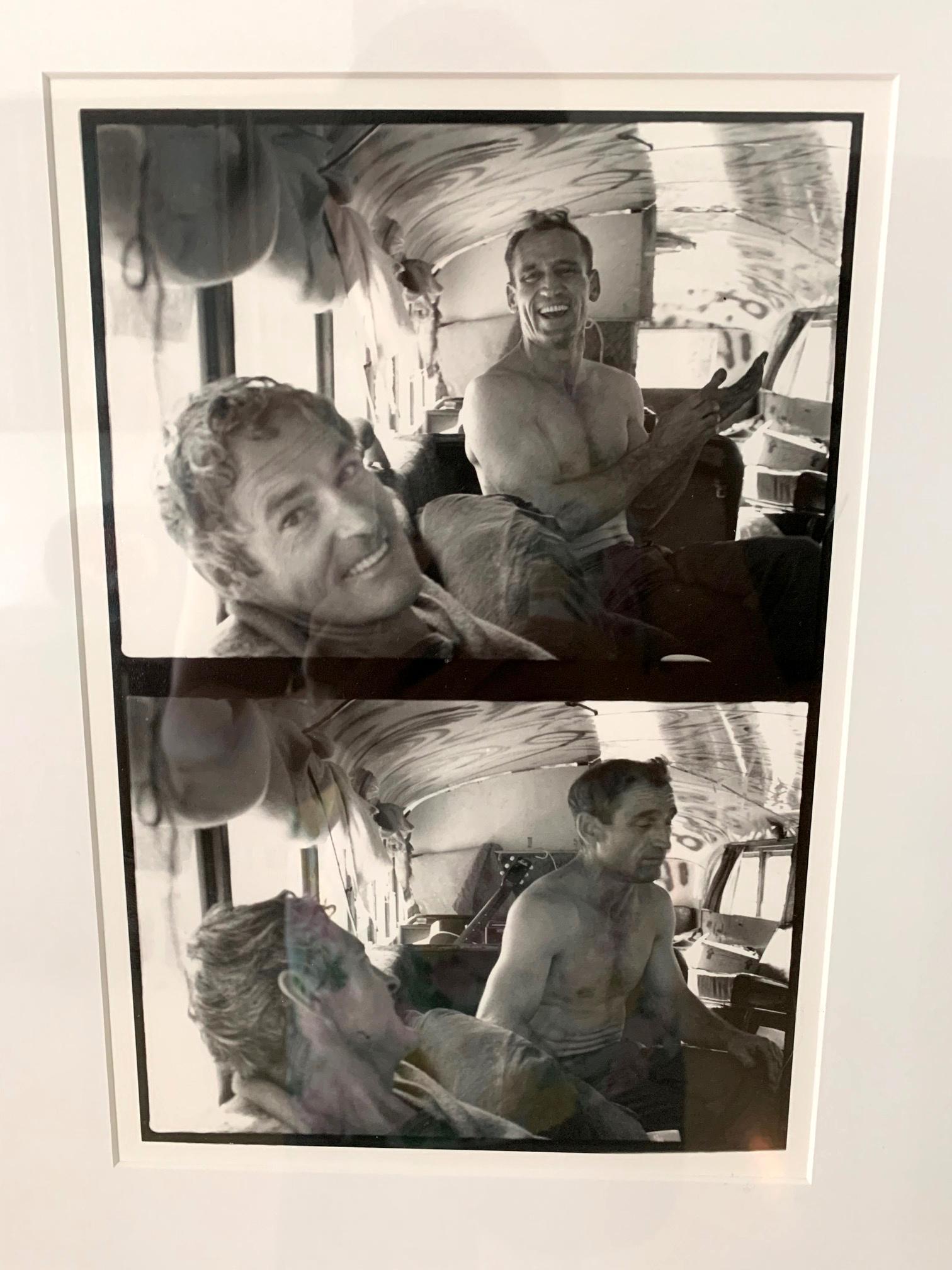 Modern Photograph of Neal Cassady and Timothy Leary by Allen Ginsberg