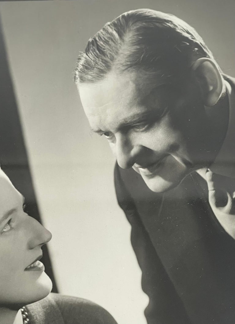 Photograph Portrait of T.S. Eliot and Wife Valerie Esme Fletcher by Angus McBean In Good Condition In Essex, MA