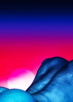 Photographic Giclee Print 'Crimson Twilight' 70x100 G. Cassapides Wall Art