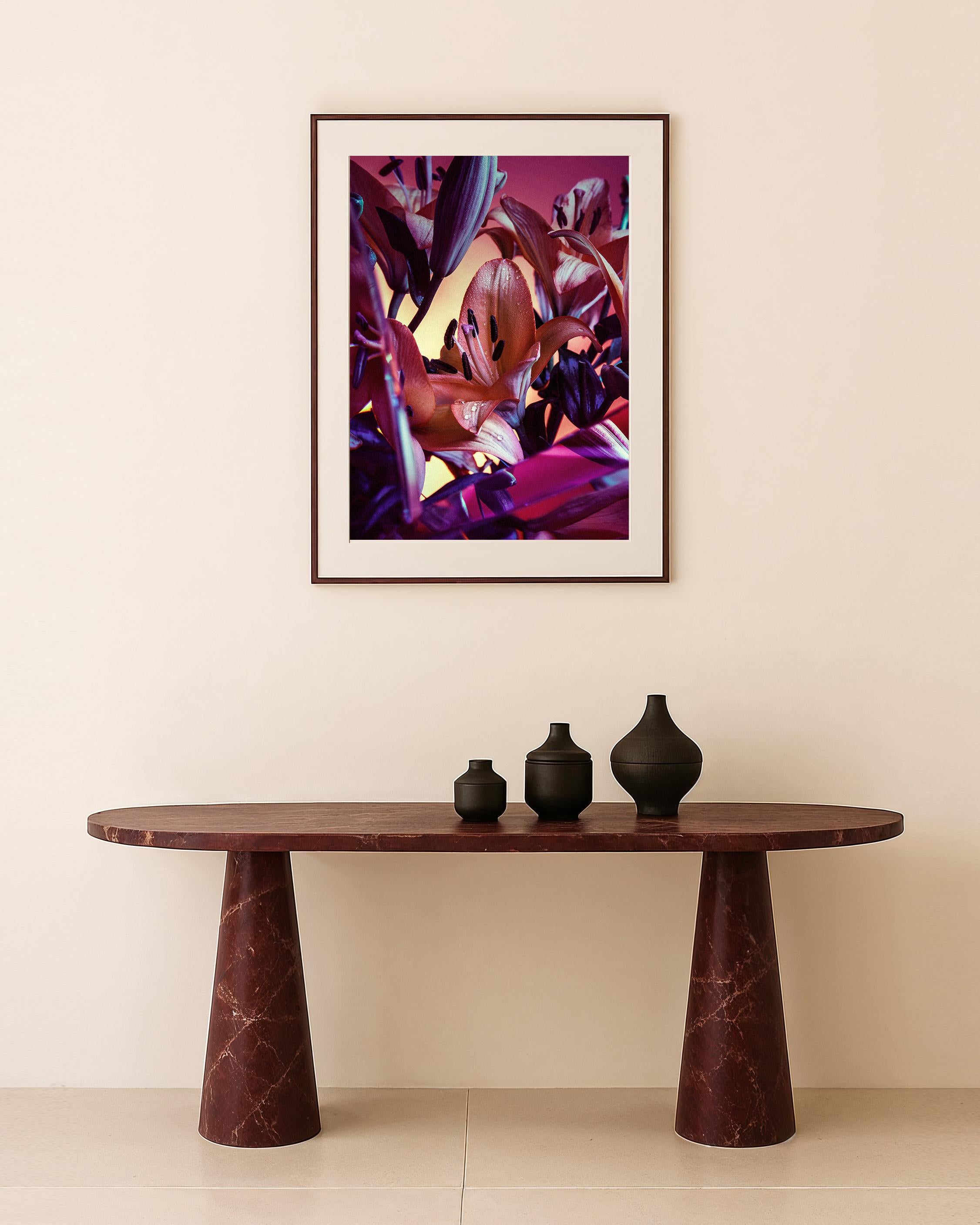 Épreuve photographique de George Cassapides imprimée sur papier d'archivage Giclée. 
Imprimé sur du papier de qualité musée et disponible en édition numérotée.

Cette œuvre fait partie d'une série limitée de George Cassapdies, qui capture des lys