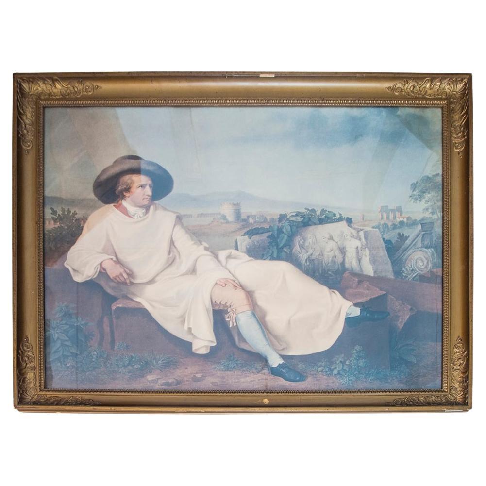 Reproduction photographique "Goethe en Campagna" en vente