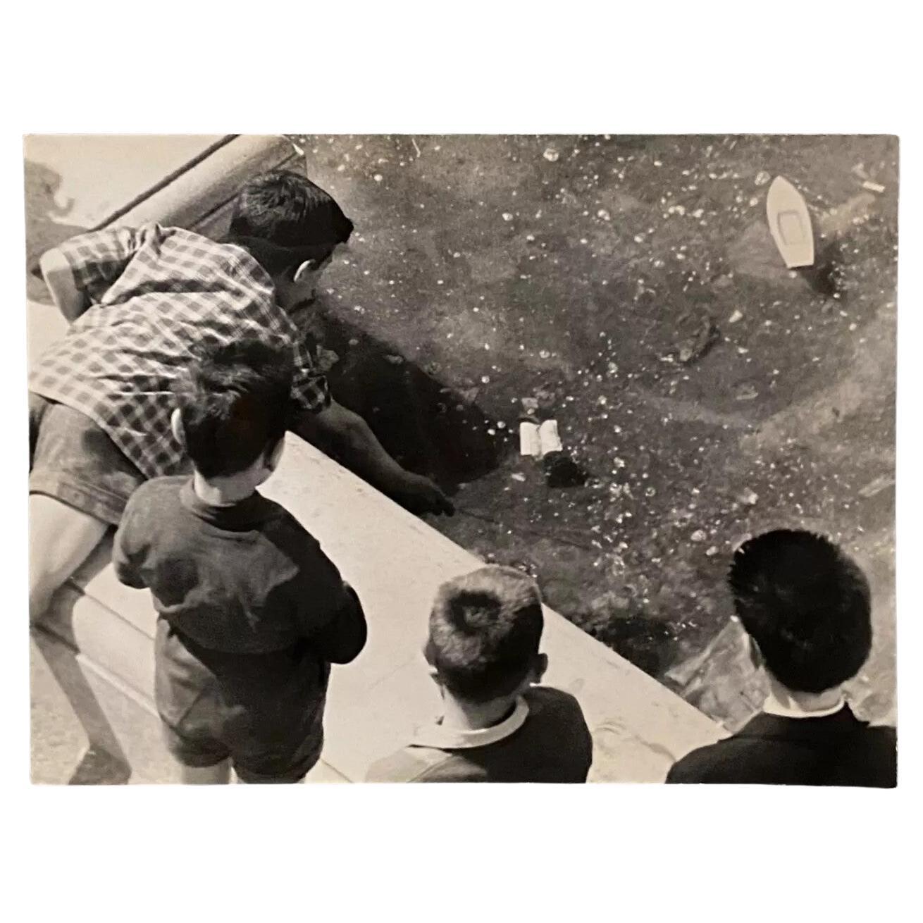 Silver Gelatin Print by Bernard Darot – 20th Century – Children at Play