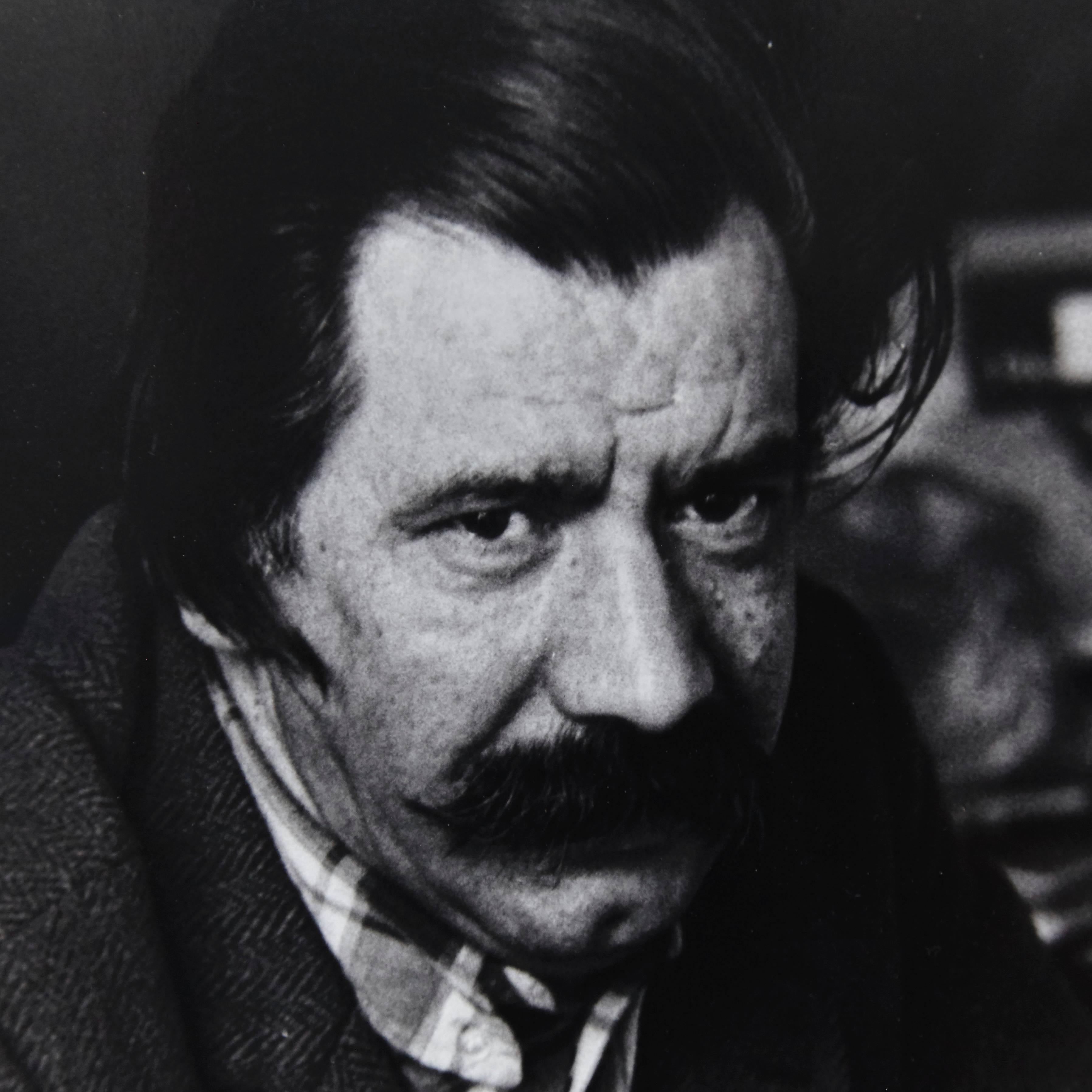 Original photography of Christian Dotremont by unknown photographer, circa 1970.    In original good condition.    Christian Dotremont (1922-1979) was a Belgian painter and poet. He was a founding member of the Revolutionary Surrealist Group (1946)